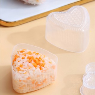 Khuôn làm cơm nắm Onigiri DIY, khay dụng cụ ép cơm Bento tạo hình cho bé ăn dặm - SUNND