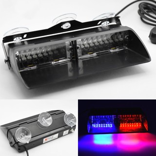 1 Đèn led Cảnh Báo Khẩn Cấp 18 Chế Độ 12v 16 Bóng Chuyên Dụng Cho Xe Hơi / Xe Tải