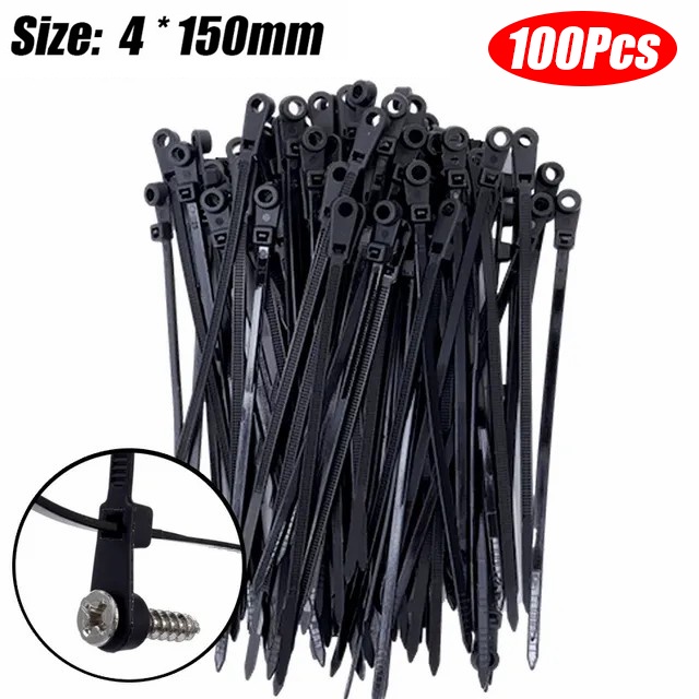 Set 100 Dây Rút nylon Dùng Để Cố Định Dây Cáp Tiện Dụng | Shopee Việt Nam