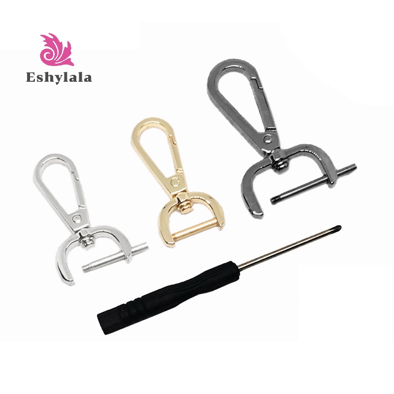 DIY Kim Loại Có Thể Tháo Rời Móc Chụp Kích Hoạt Khóa Dành Cho Da Thủ Công Túi Dây Đeo Khóa Tay Cầm Đeo Vai [MỚI]
