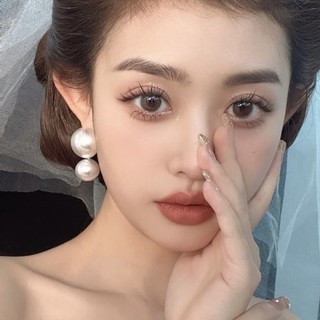 Mới Bông Tai Đính Ngọc Trai Lớn Phong Cách Cổ Điển Thời Trang Sang Trọng