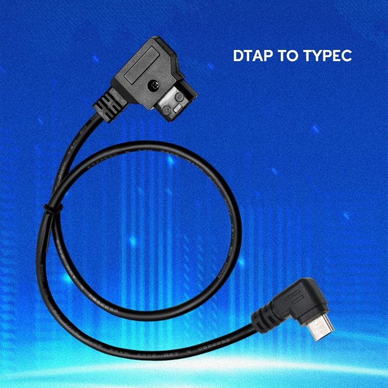 Camp Dtap sang Type C Cáp D Tập Đầu Vào USB C Đầu Ra Dây Sạc Dòng Camera Pin Dây Cấp Nguồn Cho V Mount Ba