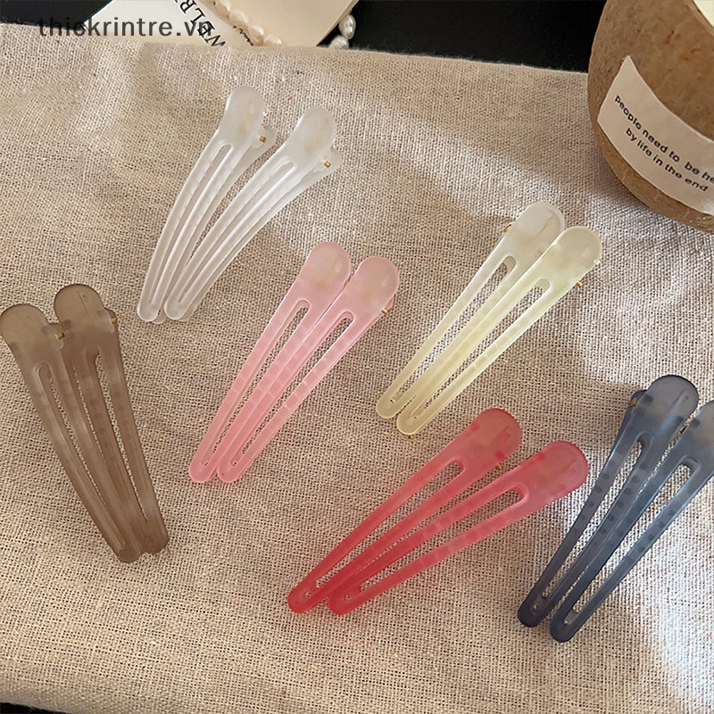 Set 5 Kẹp Tóc Mỏ Vịt Nhiều Màu Sắc Thời Trang