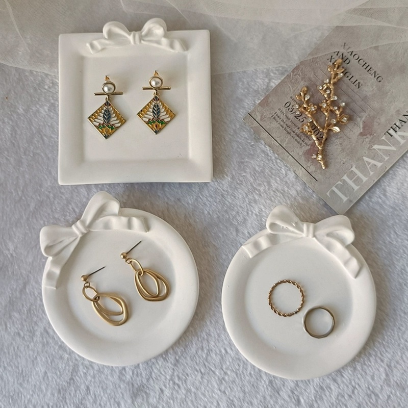 Cinna Nơ Khay Bảo Quản Khuôn Silicon Trang Sức Hiển Thị Pan Epoxy Nhựa Khuôn Hình Chữ Nhật Cốc Coaster Thạch Cao Plsater DIY