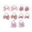 JVSUB 10 Cái / bộ Băng Đô Quấn Tóc Co Giãn, Phụ Kiện Tóc Băng Đô Nơ Lớn Dễ Thương, Dây Buộc Tóc Lưới Cao Su Ngọt Ngào Bé Gái
