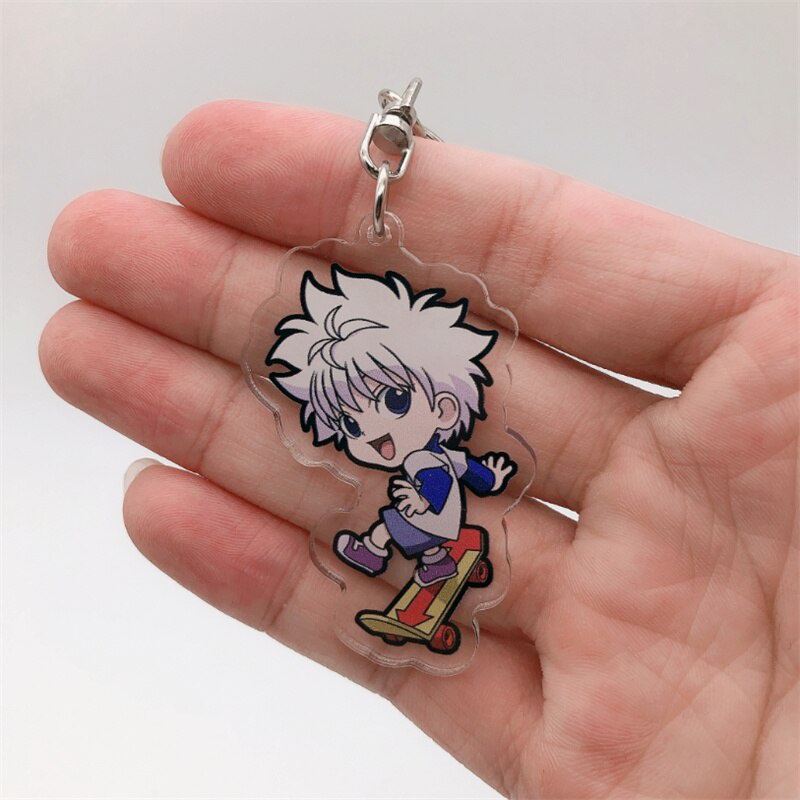 Móc khoá Anime HUNTER×HUNTER Keychain FREECSS Killua Zoldyck Kurapika Anime Manga Phụ Kiện Trang Trí Túi xách Balo