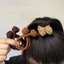 Set 2 Dây Buộc Tóc Cao Su Nút Thắt Hai Đầu, Chun Buộc Tóc Co Giãn Nhiều Màu Phong Cách Hàn Quốc QiQiShop