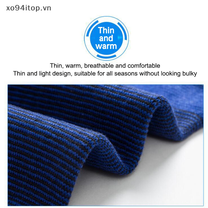 Xoitop 1 Cặp Găng Tay cotton Dệt Kim Bảo Vệ Cổ Chân Giữ Ấm Khi Tập Thể Thao