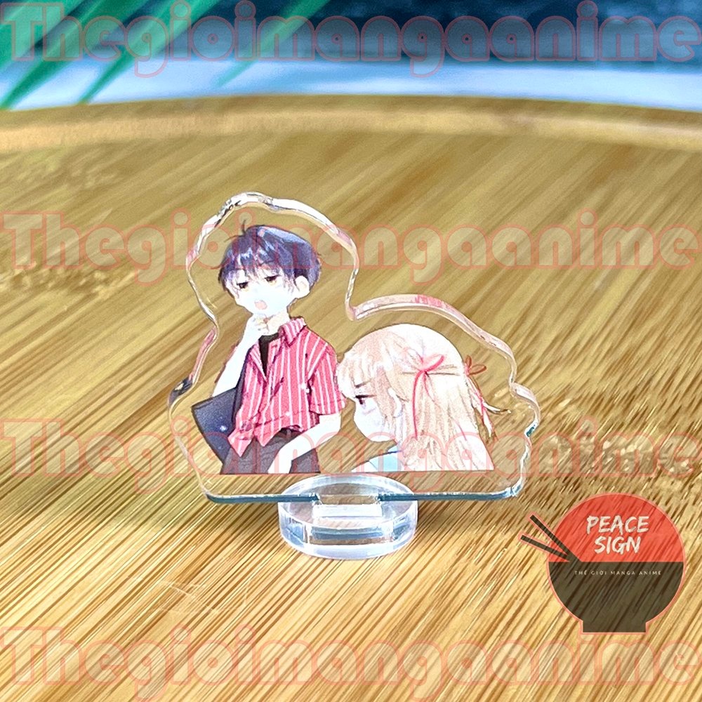 (3CM) Standee Tình yêu thầm kín Vụng Trộm Không Thể Giấu tượng mica acrylic in hình manhua chibi quà tặng xinh xắn
