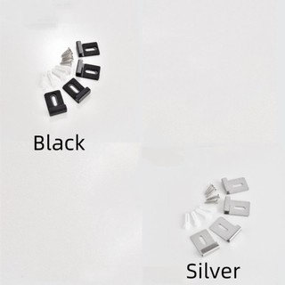 Jkdesign 4 / 8 Chiếc Kẹp Gương, Kẹp Gương Kim Loại Vuông Sắt, Có Ốc Vít Móc Chốt Treo Tường Gương Không Khung