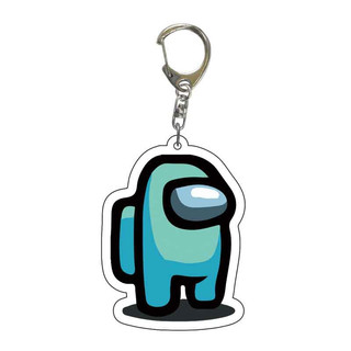 Móc Khóa Among Us Nhựa Acrylic Hai Mặt Hoạt Hình Dễ Thương
