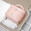 FAVORITEGOODS Túi đựng đồ trang điểm bằng vải Cotton, Hộp đựng mỹ phẩm thẩm mỹ dày chống sốc, Túi đựng đồ vệ sinh chống thấm nước dung tích lớn di động