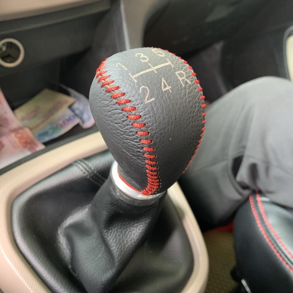 Bao Da Cần Số, Tay Phanh xe HYUNDAI I10 Số sàn da thật nhập khẩu, khâu thủ công