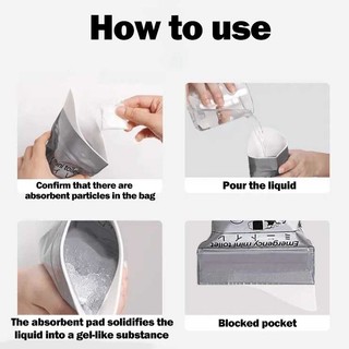 G13 - Túi Nước Tiểu Du Lịch Dùng Một Lần Cho Xe Vệ Sinh Tự Lái, Phù Hợp Đi Cắm Trại Và Sử Dụng Khẩn Cấp
