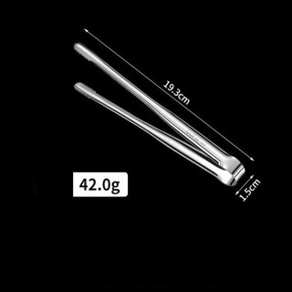 BAMBOOB 2 chiếc Kẹp bánh mì, Dụng cụ nấu ăn Kẹp nướng bằng thép không gỉ 304, Đồ dùng cắm trại Đa chức năng Kẹp thực phẩm kéo dài bằng bạc Tiện ích nhà bếp