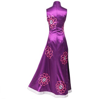 Trang phục cosplay One Piece Boa Hancock, sườn xám bông tai, bộ đầm nữ phù hợp Halloween