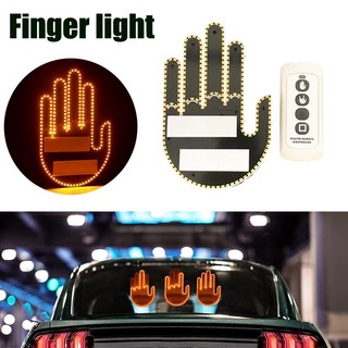Đèn led Xe Hơi Hình Ngón Tay Giữa Kèm Điều Khiển Từ Xa