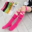 Tất Vớ Cotton Cổ Cao Cột Dây, Vớ Đan Chéo Phong Cách Hiphop QiQiShop