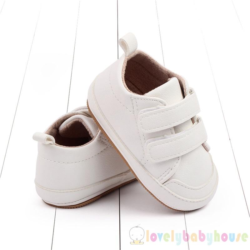 Lbh-giày Da pu Chống Trượt Màu Tương Phản Cho Bé Tập Đi