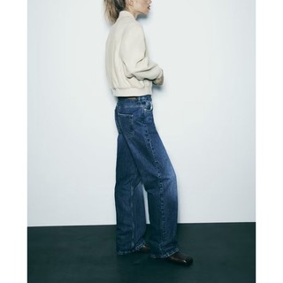 Zara Áo Khoác Bóng Chày Cổ Đứng Dáng Rộng Thời Trang Mùa Thu Cho Nữ 3046272
