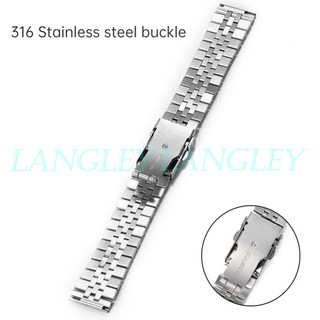 Dây Đeo Thay Thế Bằng Thép Không Gỉ 18 19 20 21 22 24mm Cho Đồng Hồ seiko skx007 skx009