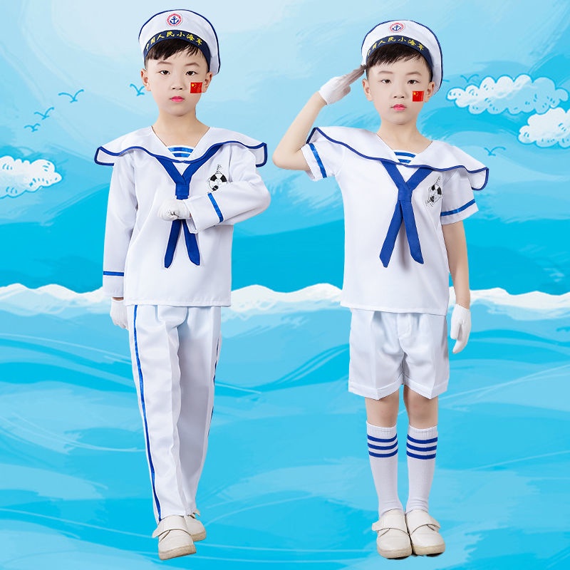 💕Chỗ💕 Quần Áo Trẻ Em Trang Phục Quần Áo Cho Bé Gái 3 Đến 14 Tuổi Thủy Thủ Hải Quân Trang Phục Mới Lạ