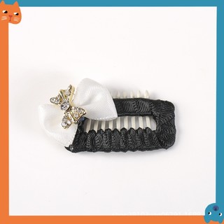Bộ sưu tập kẹp tóc thú cưng màu đen trắng chính hãng Phụ kiện thú cưng Yorkshire Teddy Schnauzer Malzis Mũ nón cho chó