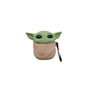 Ốp Vỏ Bảo Vệ Hộp Sạc Tai Nghe airpods Pro 2 1 2 3 bluetooth Không Dây Chất Liệu Silicon Hình yoda baby