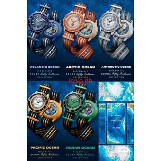 Đồng hồ nam Blacpaim X Swotoh Co Thương hiệu Bắc Cực Đại Dương 50 feet Đồng hồ chống nước thạch anh