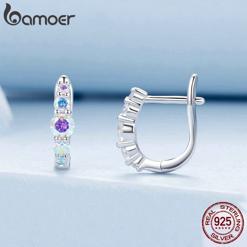 Móc Khóa Hình Cầu Vồng bamoer 925 S 925 Cho Nữ