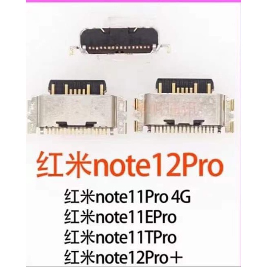chân sạc rời xiaomi note 12 pro