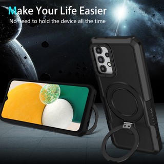 Dành Cho Samsung A53 A73 A52 A52s A72 Ốp điện thoại Có Giá Đỡ Vòng PC Cứng Mặt Sau Mềm TPU Edge Quân Sự Cấp Chống Rơi Chống Sốc Mỏng Bao