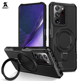 Dành Cho Samsung Note 20 Ultra 5G Ốp điện thoại Có Giá Đỡ Nhẫn PC Cứng Lưng Mềm TPU Edge Quân Sự Cấp Chống Rơi Chống Sốc Mỏng Bao