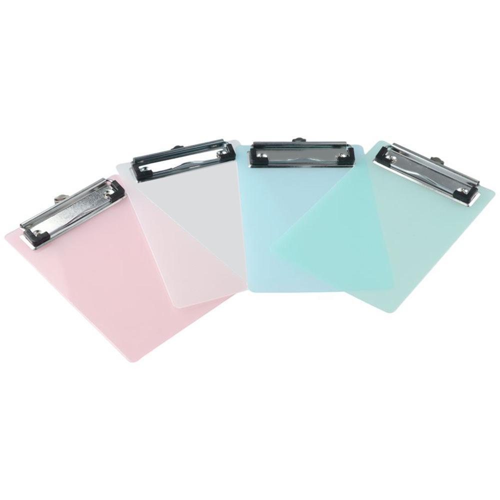 Bảng kẹp bỏ túi YOKEY A6, bảng kẹp mini nhựa nhiều màu, bảng kẹp ghi nhớ nhỏ