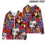 YB1 Tuyệt Vời Kỹ Thuật Số Xiếc Áo Dài Tay 3D Cosplay Pomni Unisex Top Thời Trang Áo Khoác Ngoài Plus Kích Thước