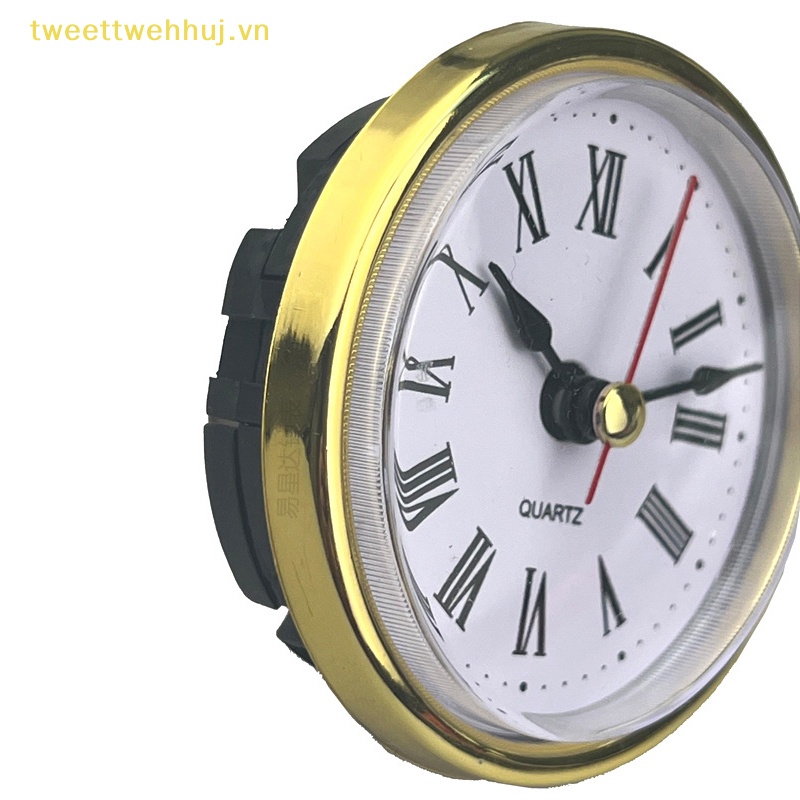 Tweehuj Đồng Hồ Treo Tường Hình Tròn Cổ Điển Đường Kính 65mm In Số La Mã