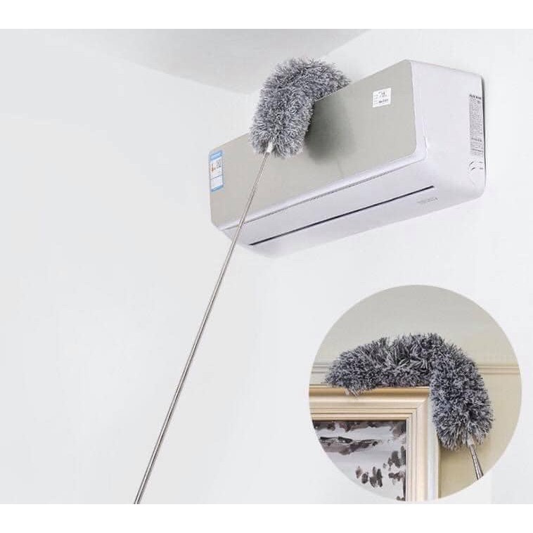 [Dài 280cm] Chổi Quét Trần Gấp Gọn, Lau Bụi, Quét Trần Nhà Thông Minh [SHOP.MH]
