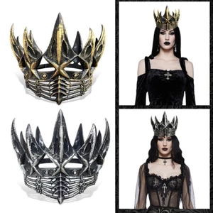 XGB Royal King Crowns Royal Crowns Hoàng tử Tiaras Halloween Trang phục Đạo cụ