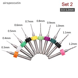 Bộ 10 Mũi Khoan micro 0.1mm-1.2mm Bằng Hợp Kim Cứng Chất Lượng Cao bits