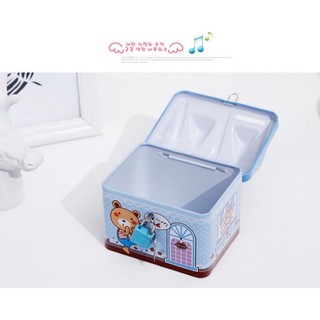 Két đựng tiền hình ngôi nhà - Két sắt mini tiết kiệm tiền cho bé (có khóa)