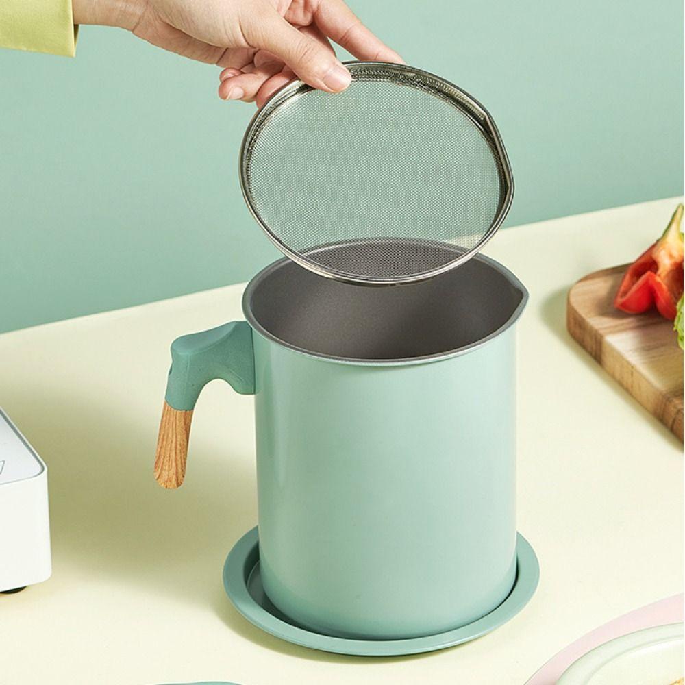 Nồi Lọc Dầu DAYBREAK, Lọc Lard 1.4L / 1.7L Lọc Dầu, Hộp Bảo Quản Mỡ Khay Lọc Nồi Hộ Gia Đình