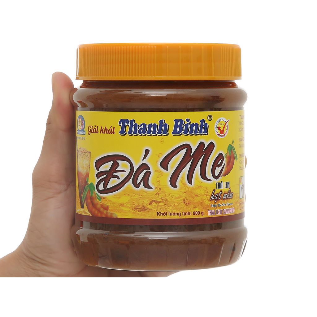 Đá me Thanh Bình hũ 900g - đá me hạt mềm