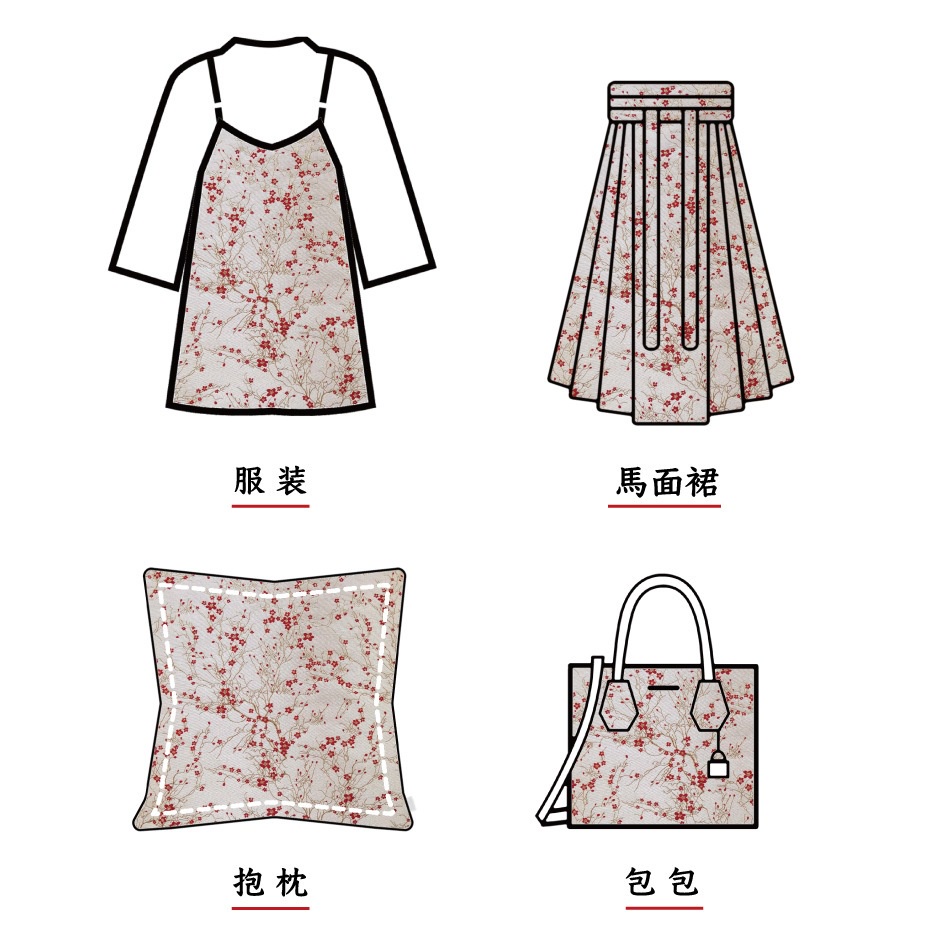 0.5 / 1 Mét Hoa Mận Dập Nổi Vải Jacquard Retro Tutu Váy Vàng Lụa Tự Làm Cứng DIY Nữ Thời Trang Đầm Vải Trang Trí TJ20998