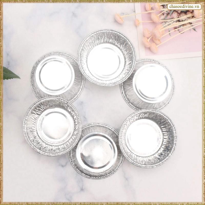 [K O G X] 150 Chiếc Cốc Bánh Cupcake Giấy Nhôm Ramekin Muffin Nướng Bánh, Lớp Lót Muffin Dùng Một Lần, Cốc giữ Ramekin, Chảo nướng bánh Cupcake Nhôm, Cốc nướng bánh Pudding
