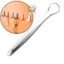 DỤNG CỤ NẠO LƯỠI INOX CHĂM SÓC RĂNG MIỆNG - Cạo lưỡi cho người lớn, thép không gỉ, bền đẹp, an toàn