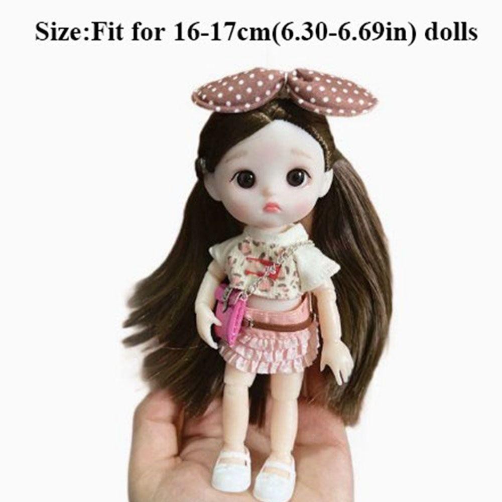 YUUKII Cao Cấp Dress Up, Mini Quà Tặng Tốt Nhất Quần Jeans Áo Thun, Đồ Chơi Bé Gái DIY Thời Trang Búp Bê Váy Phù Hợp Với