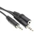 BTM 30cm 1 5m 2m Dài 3 5mm TRS Nữ sang 2x3 5mm TRS Nam Adapter Dây Stereo Y Chia Cáp Cho Hệ Thống Âm Thanh