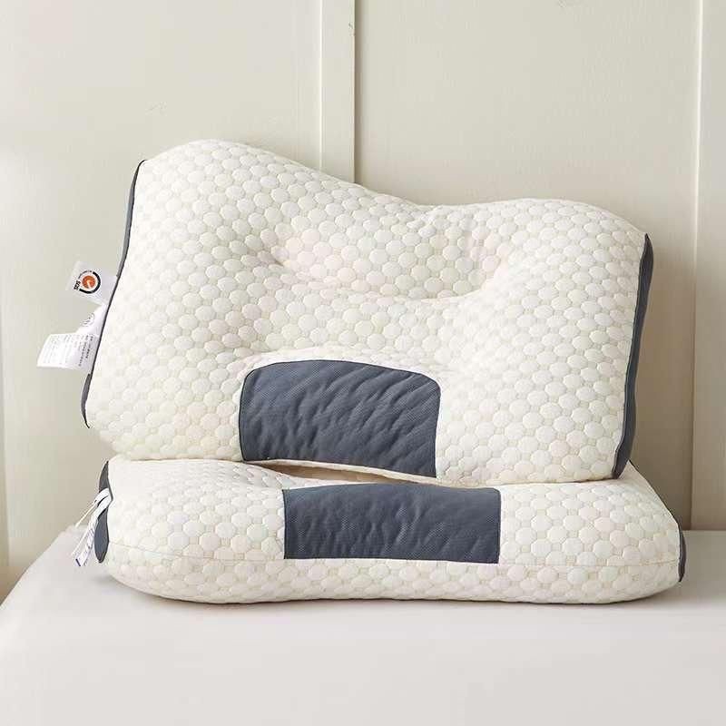 [1 Chiếc] Ruột Gối Matxa 48x74cm Chống Đau Mỏi Vai Gáy Hàng Bông Sơ Trắng Đẹp, Chuẩn Loại 1