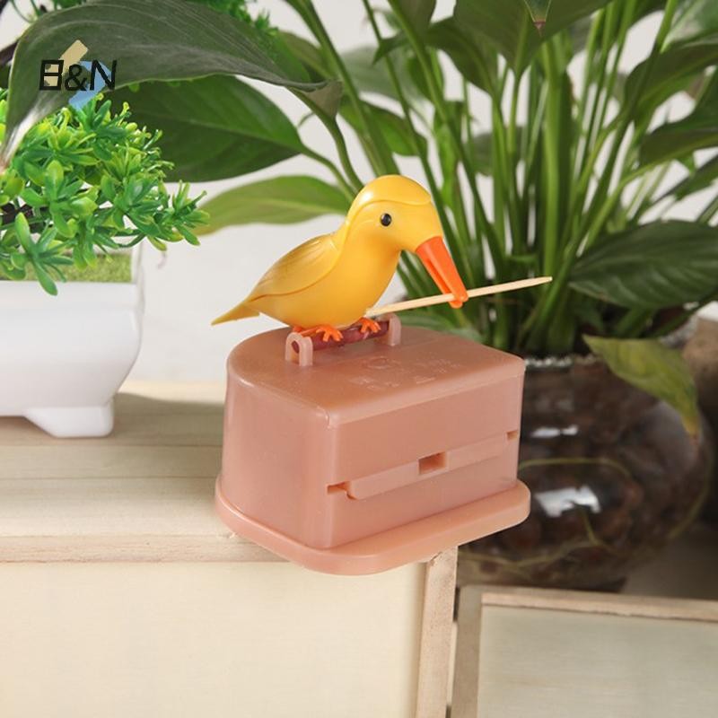 B&N  1 Hộp Đựng Tăm Dễ Thương Sáng Tạo Gag Hộp Tăm Chim Tự Động .
