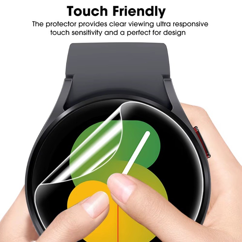 Dành Cho Samsung Gear Galaxy Watch Fit 7 6 5 4 3 Classic Pro Ultra FE Active 2 S4 S3 S2 47mm 46mm 45mm 44mm 43mm 42mm 41mm 40mm (SM-R500) 2000D HD Phim Hydrogel Mềm Chống Nổ